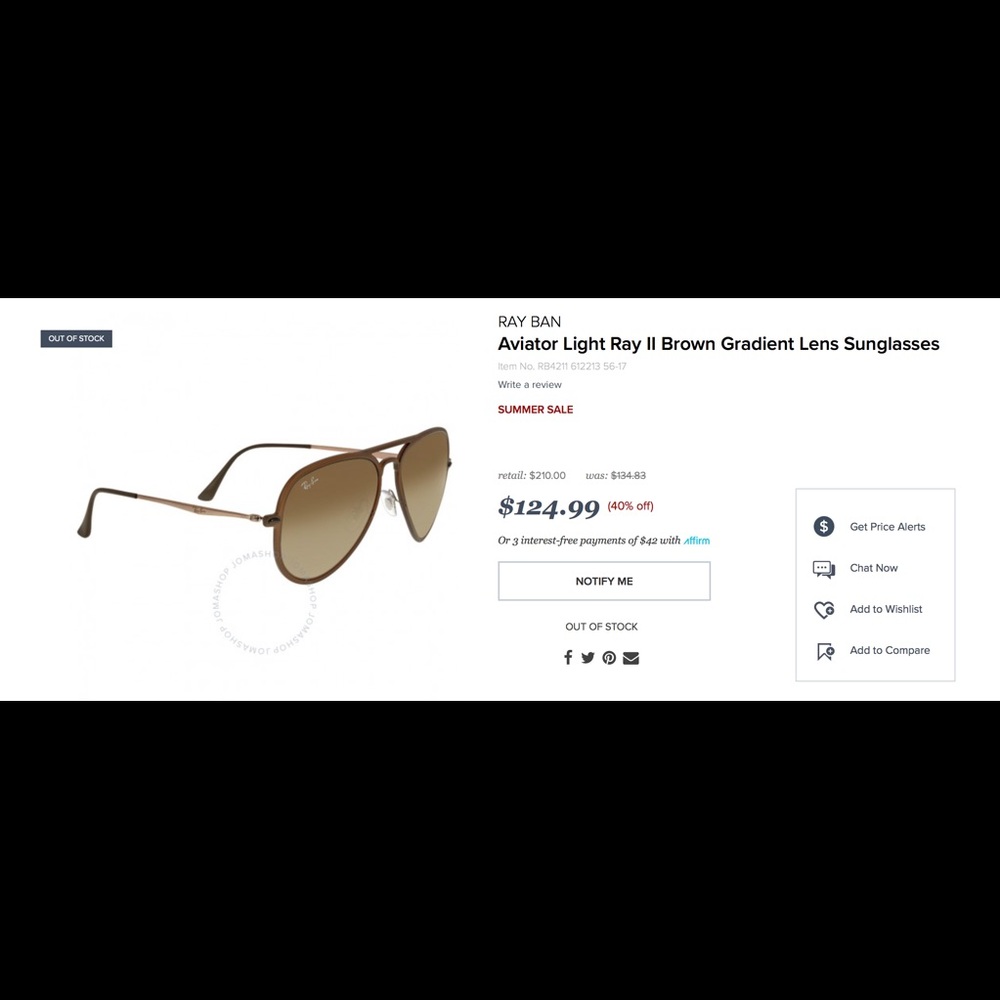 Ray ban sunglass - Picture 2 of 2